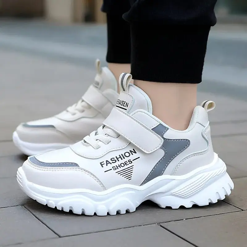 Rizkya Queen!! Sepatu Sneakers Anak-anak Laki Laki Perempuan Fashion Shoes Trainer Sport 6-12 Tahun Import 2024 Fashion sepatu sekolah