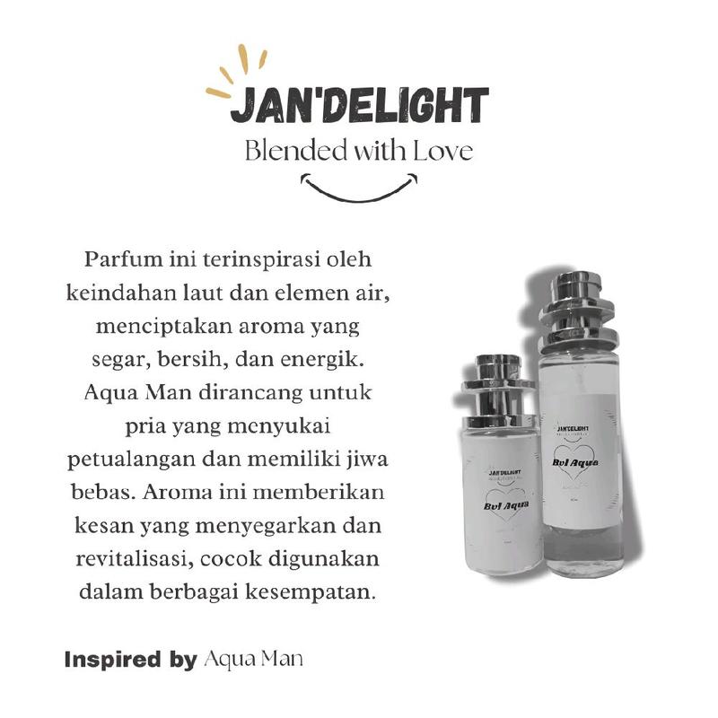 Jan'Delight : Aqua Man Inspired For Man - Wangi Tahan Lama | Parfum, Parfume, Wewangian, Minyak Wangi 1