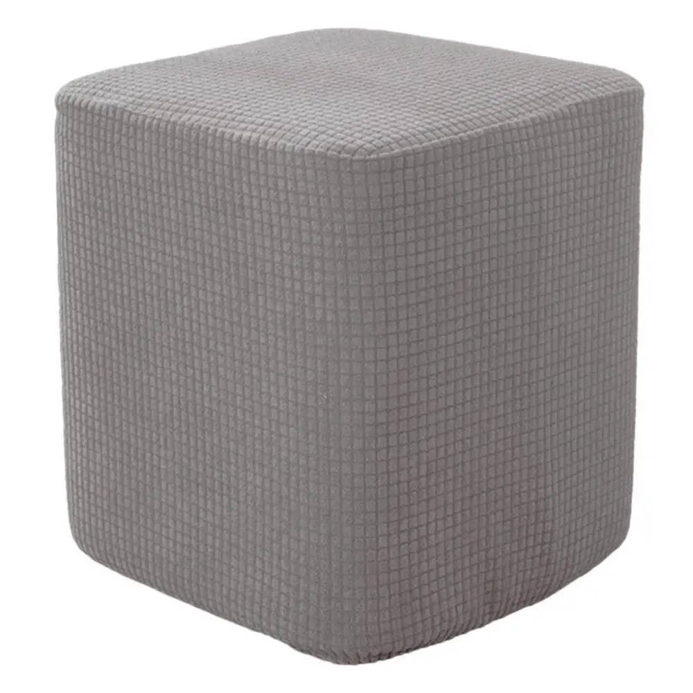 Square Ottoman Covers Decorative Furniture Footstool Slipcover Replacement