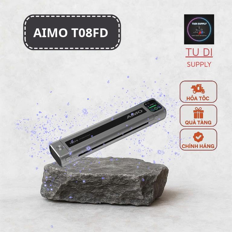 Máy In Hình Xăm Aimo T08FD Màu Bạc – Máy Scan Hình Xăm, Máy In Chuyển Hình Tattoo Chuyên Dụng