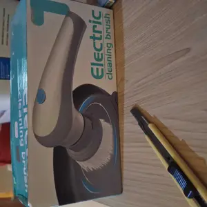 QPT Mall Sikat Elektrik 4 in 1 Handheld   Sikat WC Elektrik   Sikat Kamar Mandi Rotasi Cerdas 360° Derajat Kebisingan Rendah Tahan Air IPX7 Wastafel Dapur Cleaning Brush