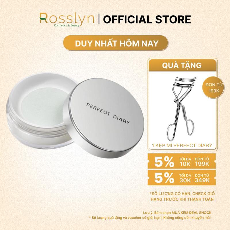 Phấn phủ kiềm dầu Perfect Diary Perfect chống thấm nước kiểm soát dầu 12h với 3 màu tùy chọn 7g Mỹ Phẩm Nữ Trang Điểm Cosmetic