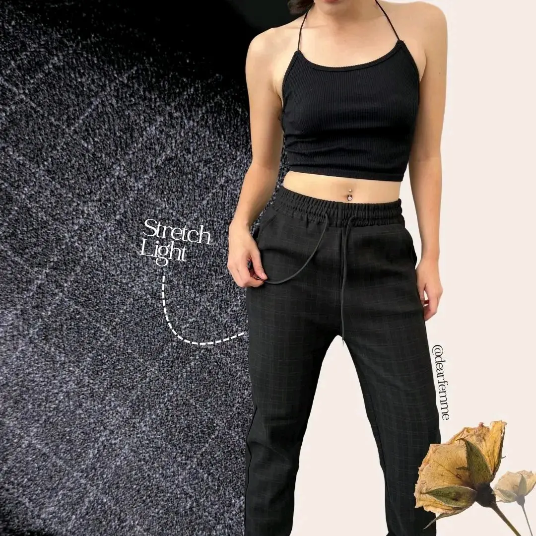 [Dear Femme] Jiwoo Long Pants | Premium Pants Collection | Celana Wanita Panjang Motif