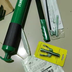 SOKIN Tools Kepala Pompa Grease Gun Grease Coupler Heavy Duty Kunci Ganda Alat Aplikasi Minyak Gemuk Grease Gun Coupler High - Ukuran 9 x 1,5 cm
