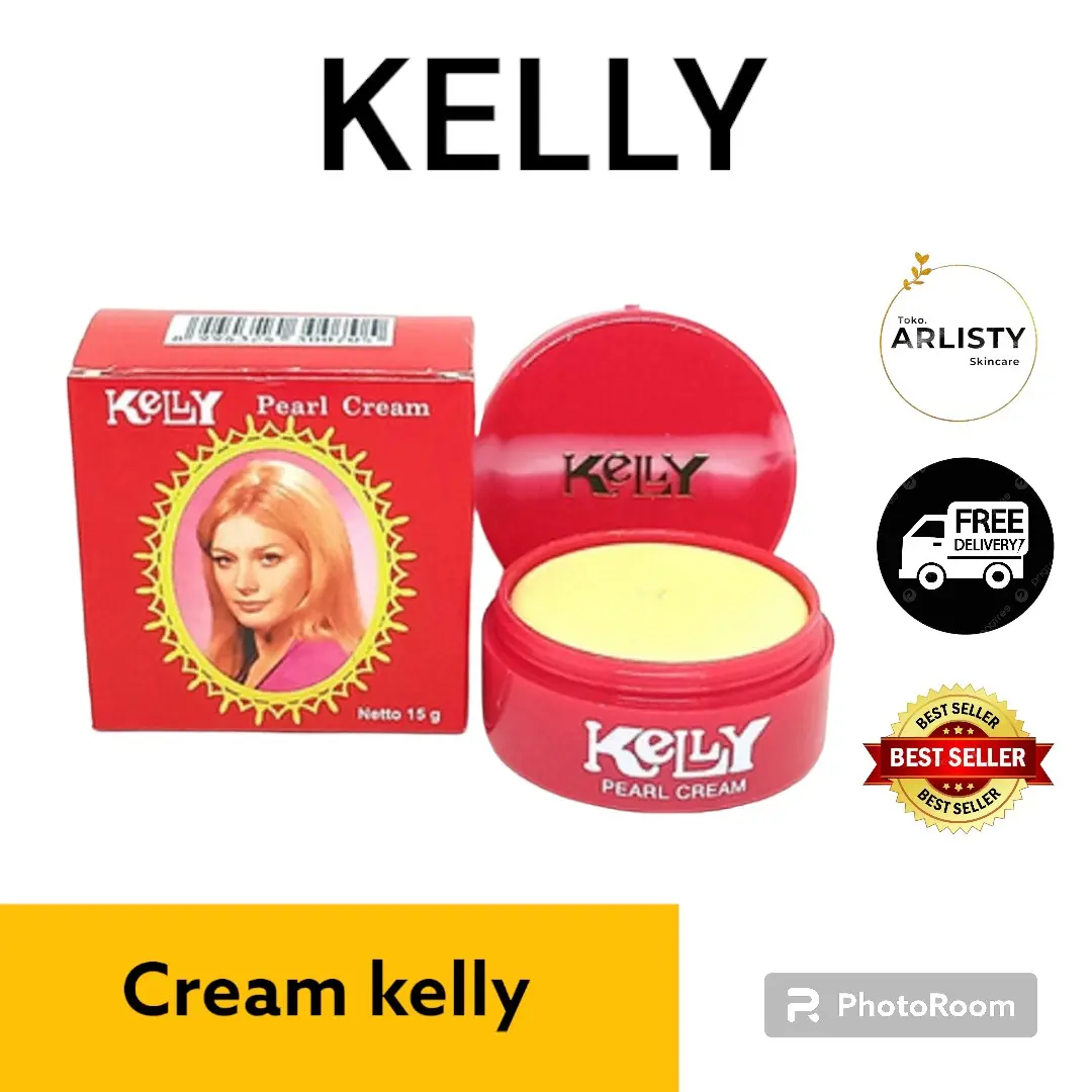 Kelly Pearl Cream, tersedia 2 varian ukuran yaitu 5g & 15g
