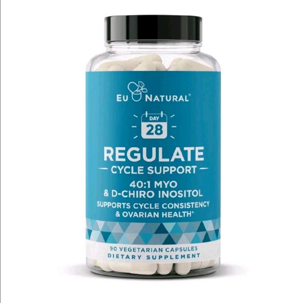 EU NATURAL Regulate Menstrual Cycle Support - Hormone Balance for Women at Optima