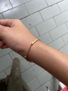 Product Review of THIQLA - Gelang Serut Wanita FASL - Gelang Kecil Tipis Mirip Gelang Emas Model 2025 - Gelang Aurel Mirip Gelang Titanium Wanita Anti Karat from s**y 1