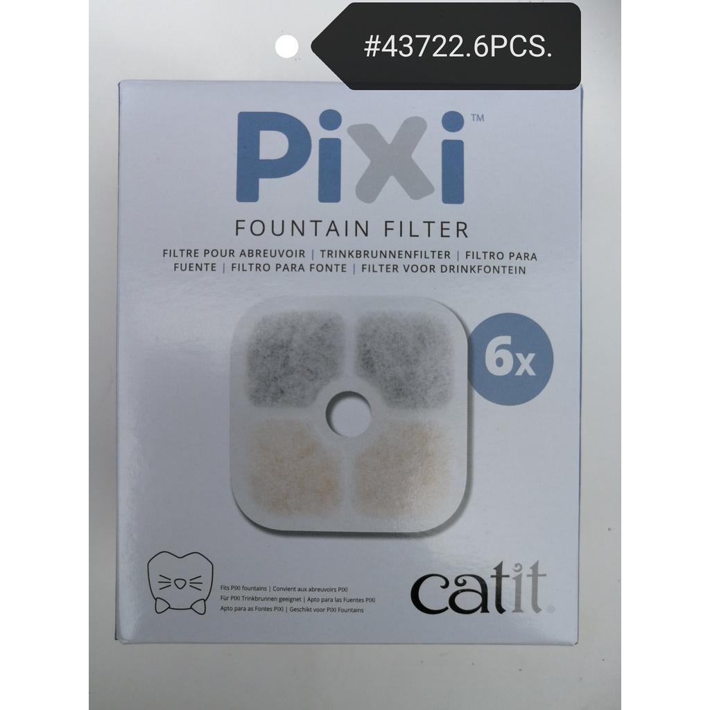 6xPcs CatIt Pixi Fountain Filter 43722 Cat Water Drinking Kucing Air Minum