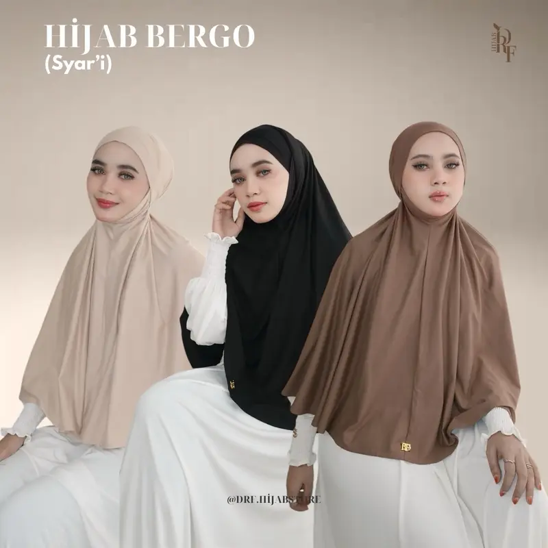 Hijab Bergo syar'i | Drf.Hijabstore 0