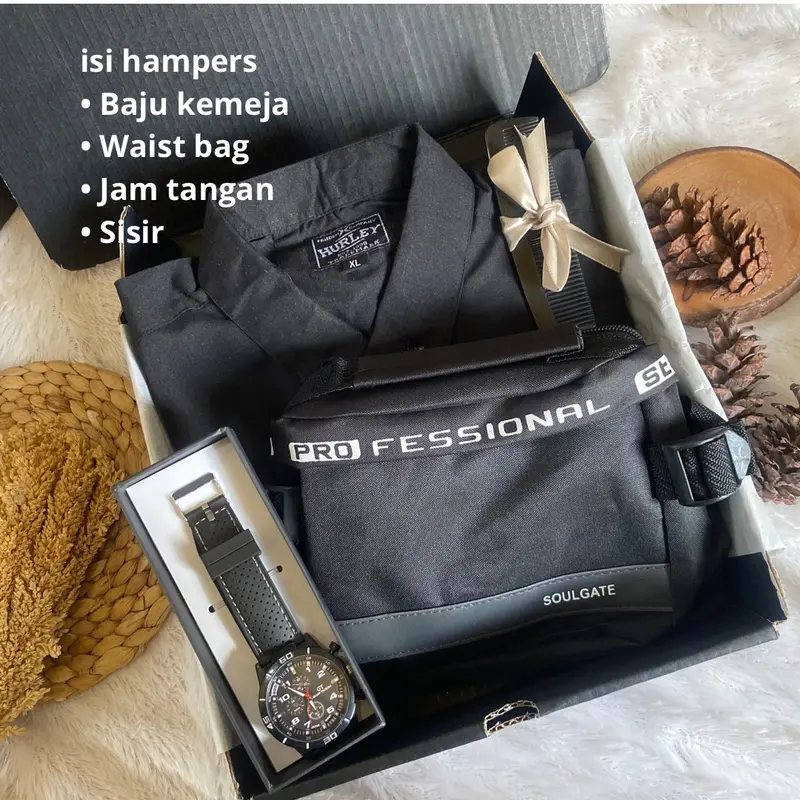 HAMPERS COWOK KADO COWOK GIFTBOX COWOK KADO ANNIVERSARY KADO WISUDA HADIAH ULANG TAHUN 1