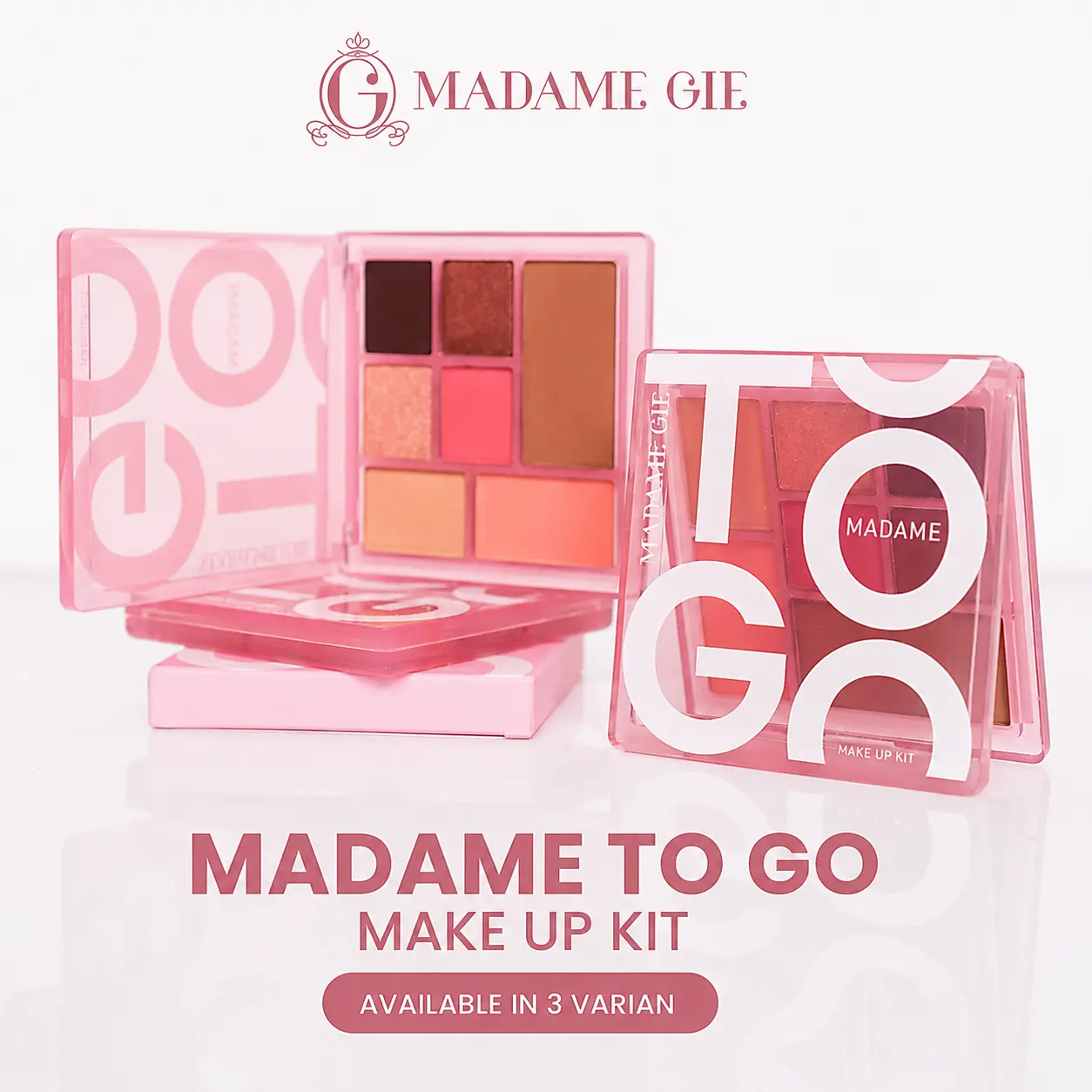 MADAME GIE Madame To Go Face Pallete Eyeshadow And Blush On