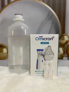 [PAKET 3] || TaffOmicron Nebulizer + Cairan Original Nebulizer 500ML + Combi 2 Pcs