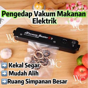 Mesin Automatik Vakum Makanan Isi Rumah Premium Kering Daging Sayur Pembungkusan Buah Buahan Dapur Automatic Premium Food Vacuum Sealer Packaging Machine Household Grade Automatic Dry Vacuum Bag Sealer Meat Vegetable Fruit Fresh Packaging Airtight Kitchen
