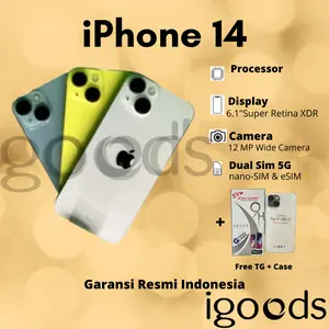 (iGoods X K ) - iPhone 14 128GB Garansi Resmi Indonesia