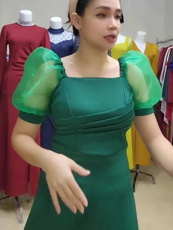 Midi Dress Pesta Lengan Pendek Kerah Sweatheart Terbaru Simple Mewah Elegan Bisa Formal Kasual 1