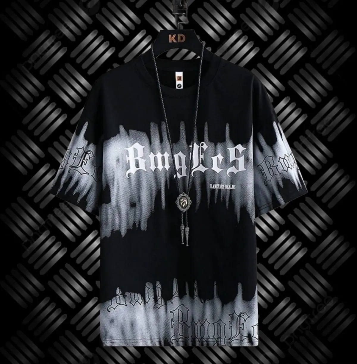 Baju Kaos Overisze Pria Wanita Unisex T-shirt Pakaian Pria Size M|L,XL,XXL,XXXL Baju Distro Outfit Cowok Unisex Terlaris ANGELES - Oversized - SEFO.ID