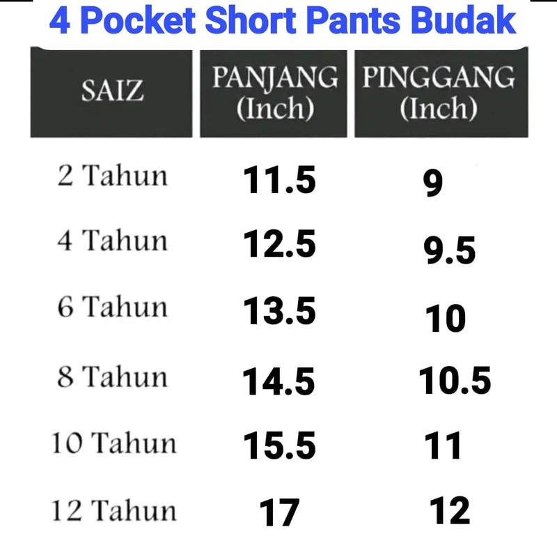 Product Introduction of seluar pendk budak unisex premium quality poket butang Slim-fitting Floral 0