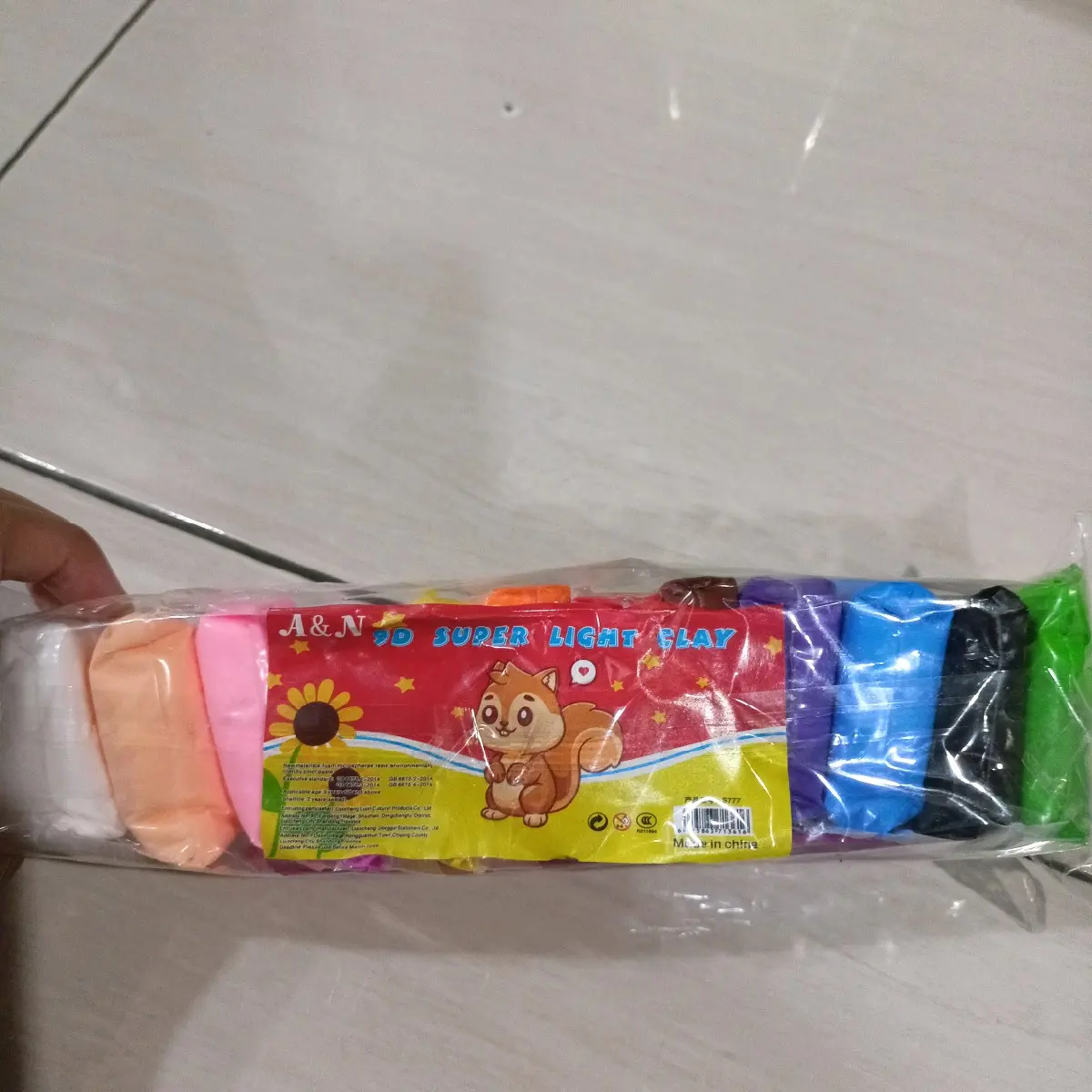 Mainan clay kecil isi 12 pcs