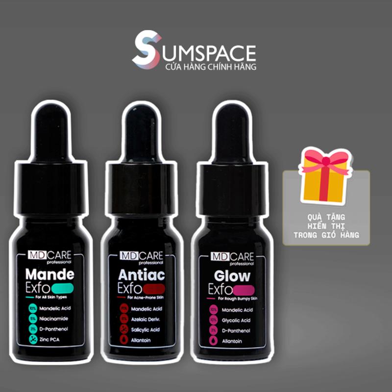 SUM SPACE CÔNG TY Serum MD CARE Exfo Mande Antiac Glow Hỗ Trợ Sắc Tố Tránh Mụn Kiểm Soát Dầu & Dịu Da - 10ml 30ml