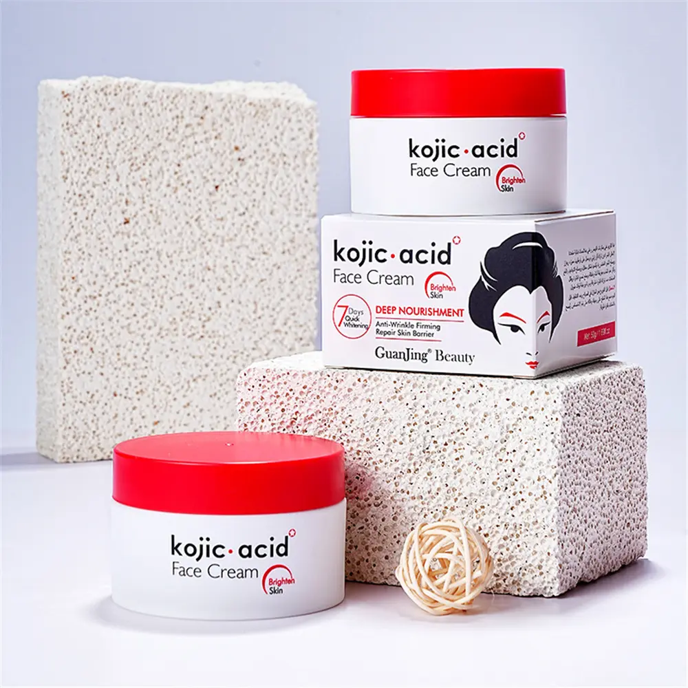 Kojic Acid Face Cream 50g Whitening Moisturizer Brighten Skin Remove Freckles Skin Care Deep Nourishment Cream Face Care Skin Care For Women Girl Female