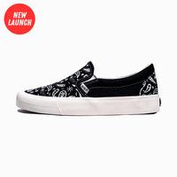 Gambar SABA  Slip on Paisley Classic Black White - Sepatu Sneakers Sepatu Kasual Pria Sepatu Kasual Wanita - Black White, 36 dari Saba Footwear Kab. Tangerang 1 Tokopedia