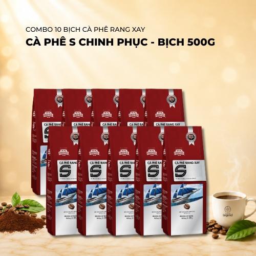 Bịch Cà Phê Chữ S Chinh Phục Trung Nguyên Legend Gói 500gr - Cà Phê Rang Xay Pha Phin