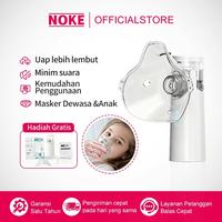 Gambar NOKE Nebulizer Portable - Alat Terapi Pernapasan Inhaler Handheld untuk Pernafasan Untuk Dewasa & Anak - White Baterai dari NOKE Official Store Kota Administrasi Jakarta Utara 1 Tokopedia