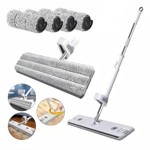 Trapeador De Microfibra Giratorio 360 Mágico Trapeador con 4 refacciones ¡Limpia Más Rápido SIN Esfuerzo! microfibra, mopa magica, refacciones para trapeador, limpia pisos sin esfuerzo ‌¡Multiusos! Cocina, Baño, Sala, Dormitorio y Exteriores