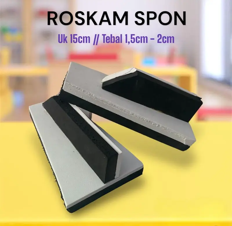 ROSKAM ACIAN UK 15CM PENGHALUS PENGGOSOK ACIAN KARET ACIAN SPON ACIAN MURAH 0