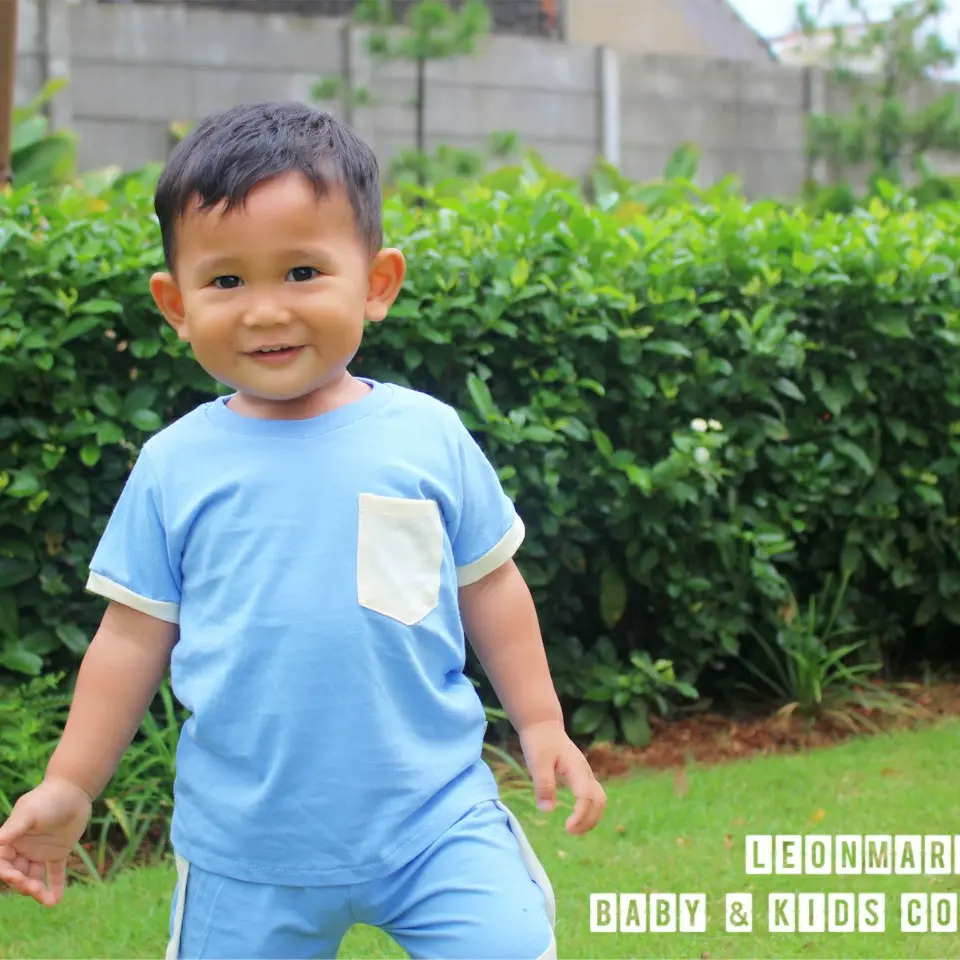 Baju anak laki laki dan perempuan 1 - 3 tahun bahan cotton combed premium