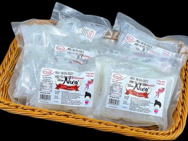 Bún nưa ăn kiêng vị nguyên dạng cuộn gói 100gr