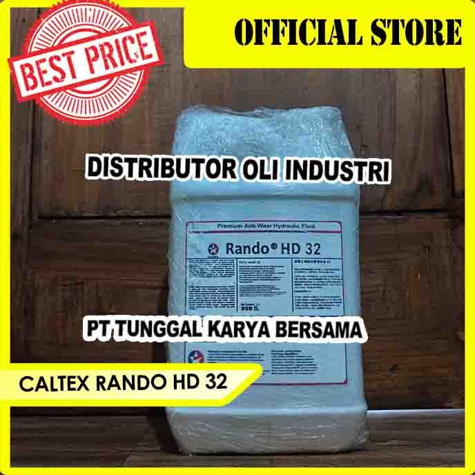 Jual CHEVRON / CALTEX RANDO HD 32 ( Oli hidrolik Premium - 5 Liter ...