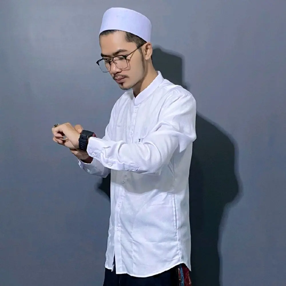 [COD] Zc Baju Pria Mewah Kemko ZABEER Motif Full DOBBY Lengan Panjang Manset (Biar Kaga Kekecilan Baca Deskripsi nya) Koko Muslim Dewasa  Nyaman