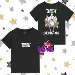 KAOS BAJU ANAK - TSHIRT TEE KIDS DHOT DESIGN CARTOON SMA KONA GENG 4G DOT DESIG UMUR 3 4 5 6 7 8 9 10 11 12 MURAH 001