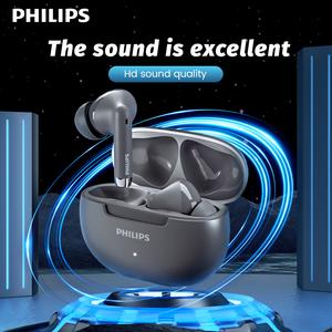 ฟิลิปส์รุ่นใหม่ TAT2020 หูฟังบลูทูธไร้สายตัดเสียงรบกวนสำหรับออกกำลังกายและวิ่ง แบบใส่ในหู คุณภาพเสียงสูง ระยะเวลาใช้งานยาวนาน อุปกรณ์  มือถือ headphone
