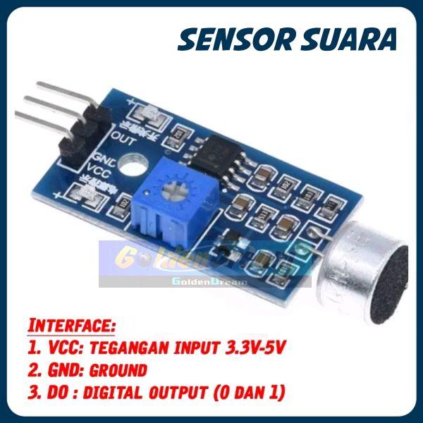 Gambar Sensor suara untuk mendeteksi suara dan siulan FC 04 - voice sound whistle activated switch module dari Toko Golden Dream Kota Medan Tokopedia