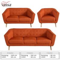 Gambar Sofa Angel Sofa 2 Seater Minimalis By Vassa - 1 Seater dari Vassa Sofa & Home Kab. Bogor 5 Tokopedia