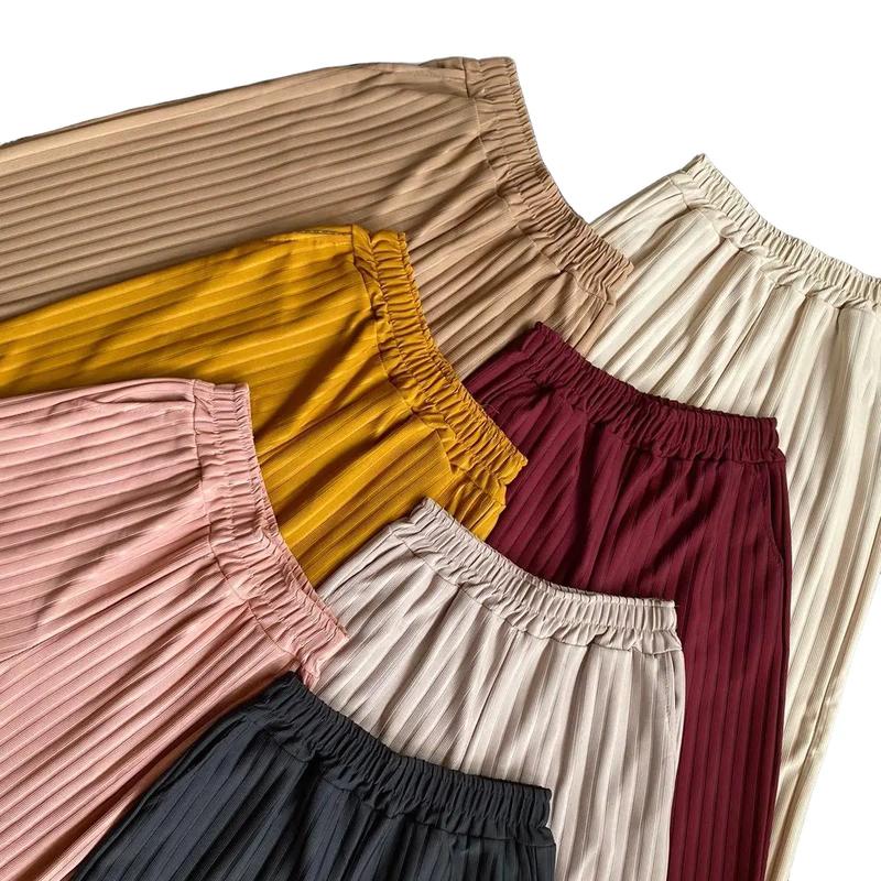 CELANA KNIT HORNET JUMBO MELAR FULL KARET BB 100KG - CELANA HORNET SAKU JUMBO / CELANA WANITA KULOT HORNET KNIT TEBAL / HORNET PANTS / CELANA KULOT TERBARU / CELANA HORNET PANTS JUMBO Karet Panjang Bawahan / CELANA KNIT BASIC PREMIUM 1
