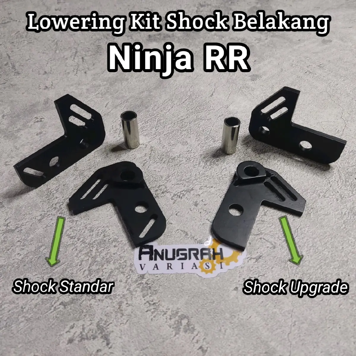 Lowering Kit Ninja RR Pemendek Monoshock Ninja RR Breket Plat Arm Unitrak Unitrack Ninja RR Penurun Shock Belakang Ninja RR Motorcycle