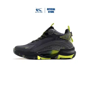 Spotec Basketball Centrist Sepatu Basket Pria Wanita - Abu Hijau Cerah