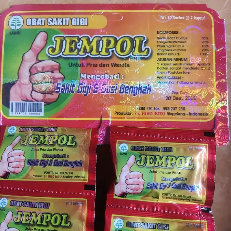 Obat sakit gigi dan gusi cap jempol Ampuh 0