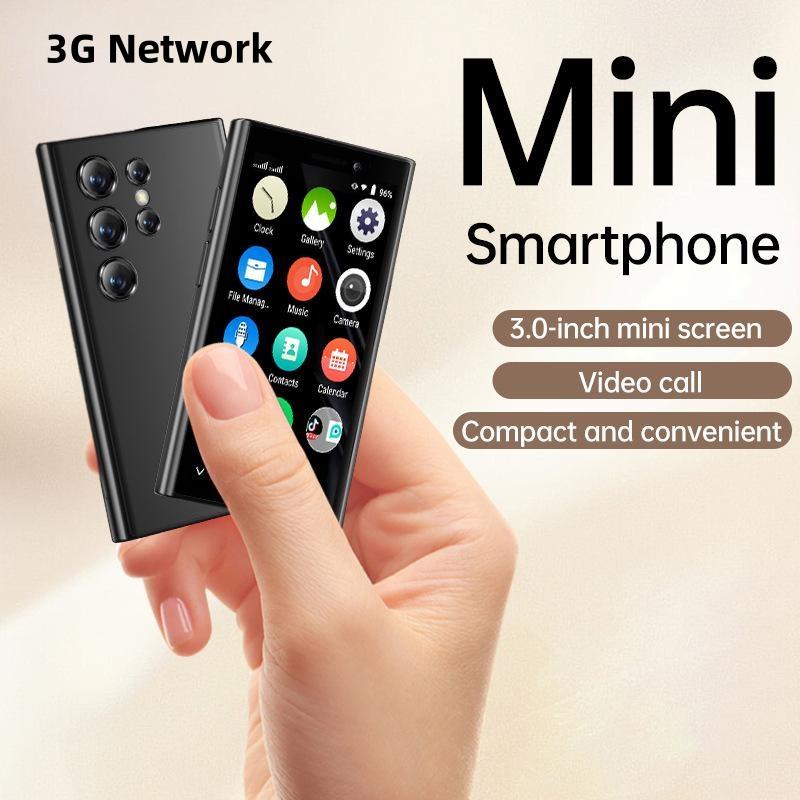 Điện thoại thông minh di động 3G mini, SOYES XS24 Chính Hãng, GPS, Android 9.0, Nhận dạng khuôn mặt, RAM 2GB / 16GB, Dung lượng pin 900mAh, Màn hình 3.0 ", Điện thoại di động nhỏ