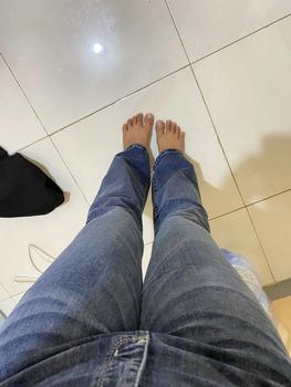 Product Review of WARPATH - Cutbray Wide Leg High Waist Flare Jeans Stretch Wanita Panjang Celana Cewek Denim STRETCHBOOT 9184 from B**a 0