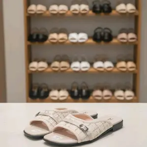 ZEVINA - SANDAL WANITA DAILY MODERN KEKINIAN TERBARU 2025-SANDAL MOTIF TEPLEK ELEGAN Sendal