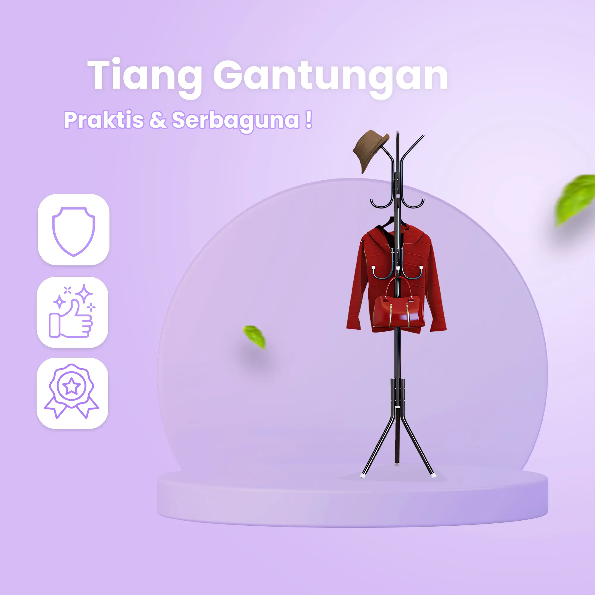 COD KEREN Coat Rack Gantungan / Hanger Jaket Serbaguna  Gantungan Tas dan Topi Bahan Besi