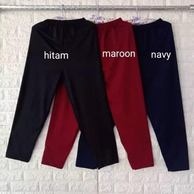 COD celana panjang wanita,isi 5 pcs ,celamis los Dewasa, celana panjang santai wanita, daleman gamis fit wanita Melar Nyaman Kulot Variasi 8