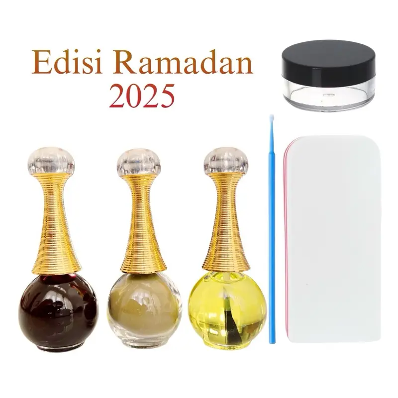 ( BARU ) RAMADAN SERU Rahma Henna Maroon Sultan Dark Kemasan 15ml SPECIAL RAMADAN 2025 Pewarna Nail Kuku 0