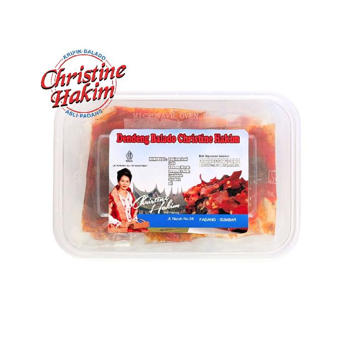 Gambar Dendeng Balado Christine Hakim KOTAK dari Kripik Balado Christine Hakim Kota Padang Tokopedia