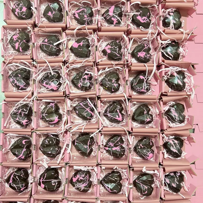 Coklat Love Dubai Kunafe Pistachio  50g - Yayang Dessert dubai  chocolate promo Valentine 3