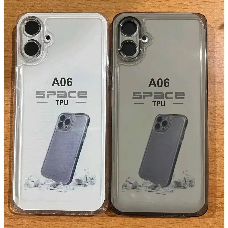 Softcase Cocok Untuk HP Samsung A06 Case Casing Handphone Silikon Clear Bening Transparan Space Air Bag Bahan Lentur